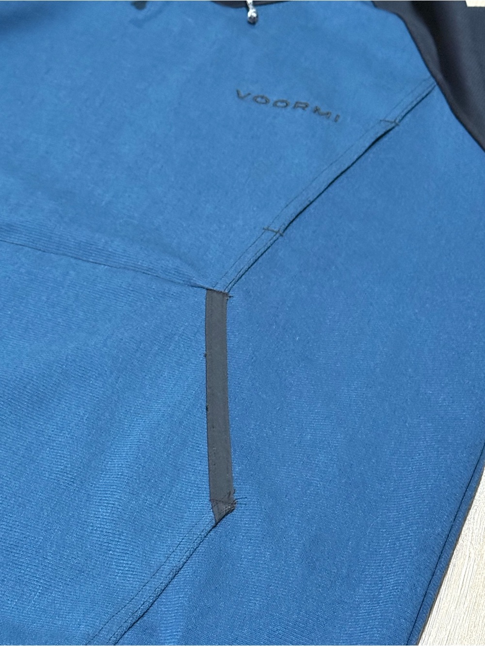 VOORMI Merino Wool Performance Hoodie Blue Navy Men’s Large Made USA - Picture 8 of 14